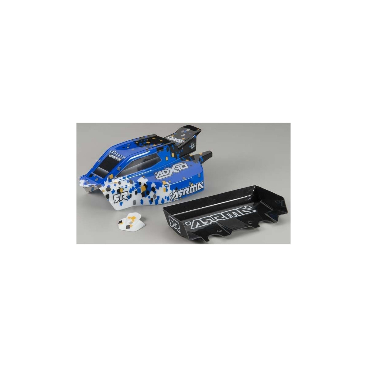 Arrma AR402051 Body & Wing ADX-10 Pixel-Blau (fertig...