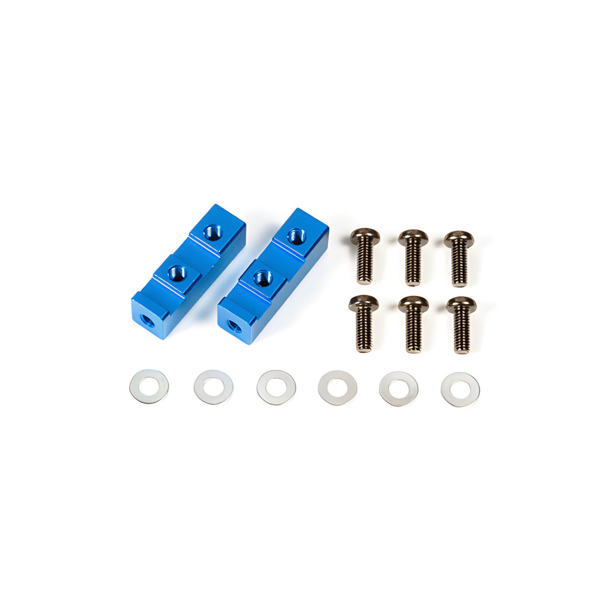 Tamiya 54587 Alu Servohalter blau WR-02/GF-01