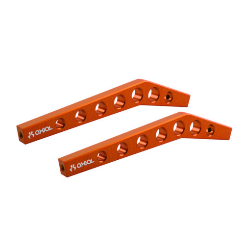 Axial AX30468 Machined Hi-Clearance Links Orange (2) Wraith