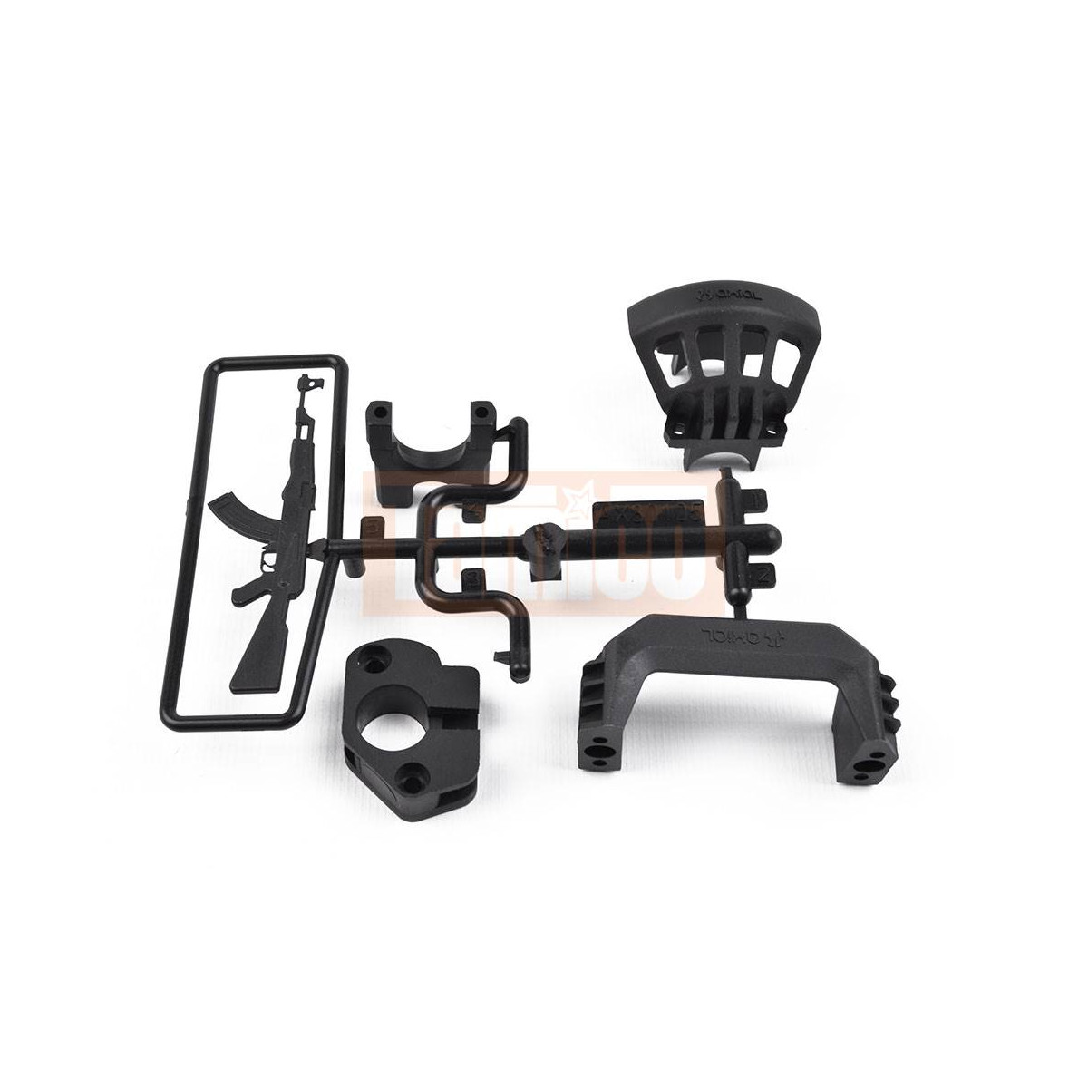 Axial AX80105 Chassis-Anbeuteile Exo