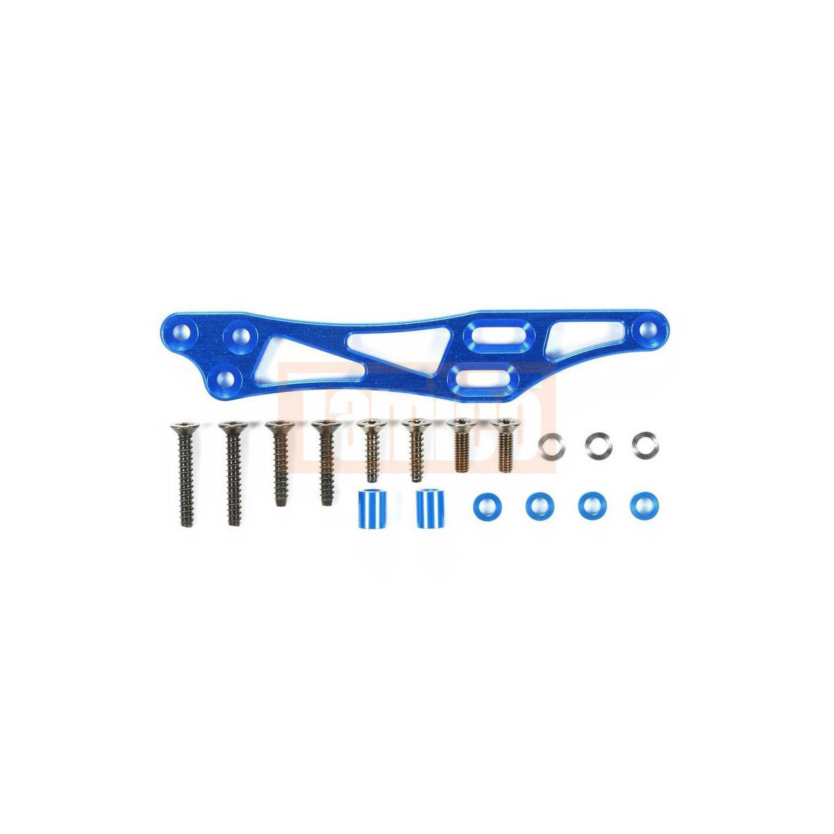 Tamiya Alu Servo-Halterung (Blau) für GF-01 #54644