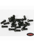 RC4WD Miniature Scale Hex Bolts (M2.5 x 6mm) (Black)
