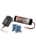 Robitronic Electric Starter Kit (Charger, 7.2V Stickpack, Transmitter Batteries)