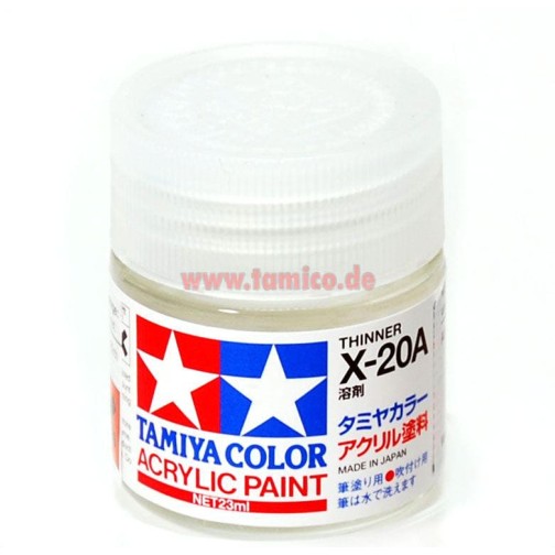 Tamiya #81020 X-20A Thinner (23ml)