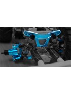 Yeah Racing Alu Long Span Aufhängung (blau) für Tamiya WR02 / WR02G / GF01