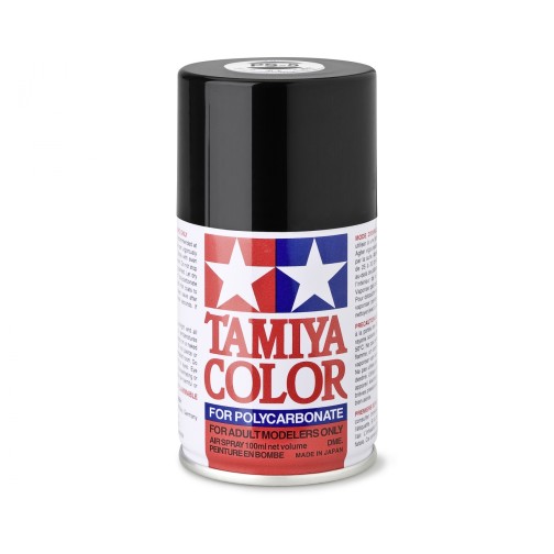 Tamiya Lexan Spray Dose PS-5 Schwarz / Black  Farbspray