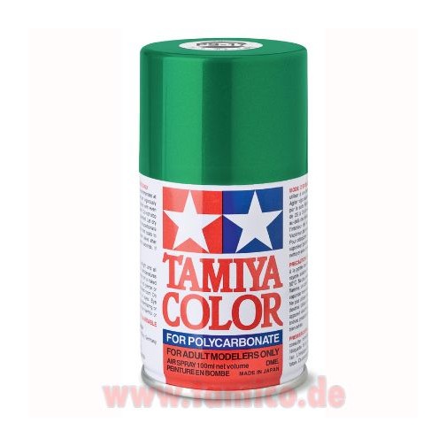 Tamiya Lexan Spray Dose PS-17 Metallic Grün / Green  Farbspray