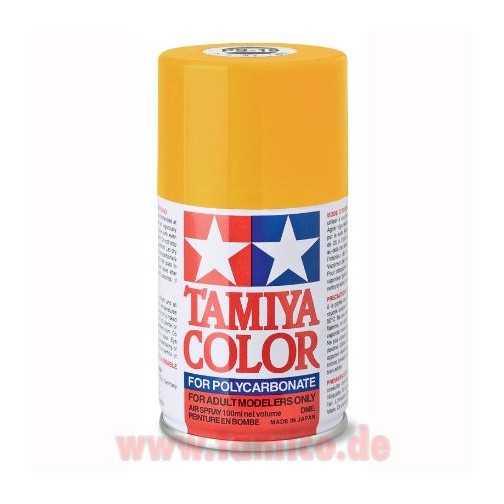 Tamiya Lexan Spray Dose PS-19 Camel Gelb / Yellow  Farbspray