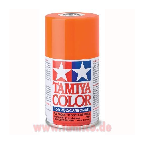 Tamiya Lexan Spray Dose PS-24 Leucht Orange / Neon Orange Farbspray
