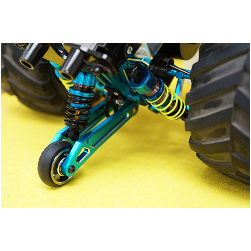 Yeah Racing Alu Wheelie-Bar gefedert für Tamiya GF-01 /...