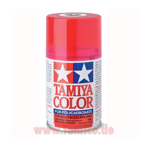 Tamiya Lexan Spray Dose PS-37 Transparent Rot Farbspray