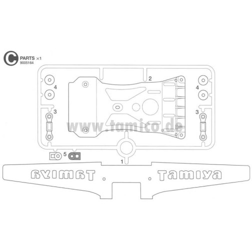 Tamiya C-Teile (HotShot u.a.) #9005164