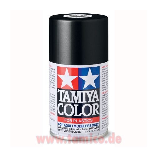 Tamiya Spray TS-40 Metallic Schwarz / Black glänzend 100ml