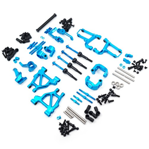 Aluminum Long-Span Suspension Arms And Knuckles Performance Upgrade Kit For Tamiya MF01X