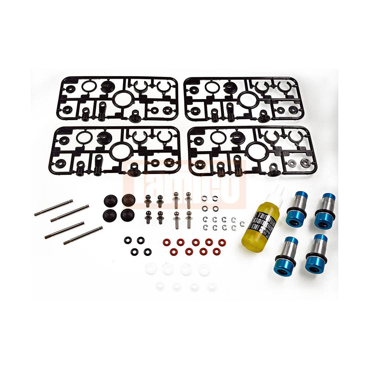 Tamiya Alu Öldruckstoßdämpfer-Satz (4)...