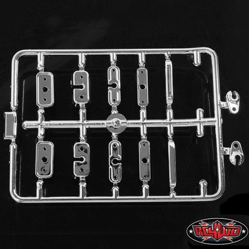 RC4WD Chevrolet Blazer Chrome Handles and LED Holder Parts Tree