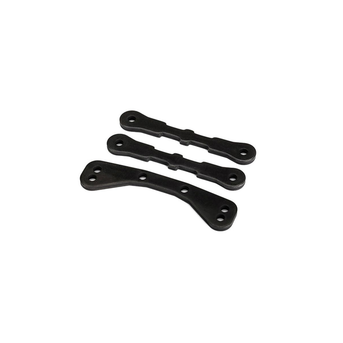 Traxxas 7726 Bulkhead tie bar, upper (1)/ lower (2) (steel)