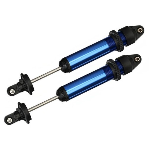 Traxxas 7761 Shocks, GTX, aluminum (blue-anodized) (fully assembled w/o springs) (2)