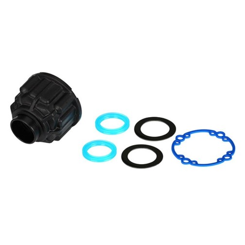 Traxxas 7781 Carrier, differential/ x-ring gaskets (2)/ ring gear gasket/ 6x10x0.5 TW