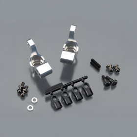 Tamiya 92237 Alu Radträger hinten 2° silber M05 / M06