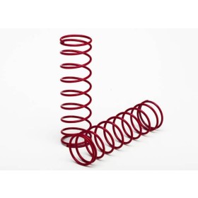 Traxxas 3758R Springs, front (red) (2)
