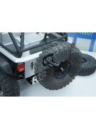 Yeah Racing Steel Spare Tire Carrier black Crawler Accessory 1:10