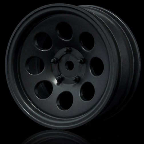 MST Black flat 58H 1.9" crawler wheel (+5) (4)