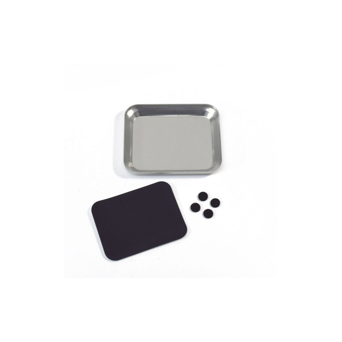 Absima Aluminum bowl with magnet plate silver