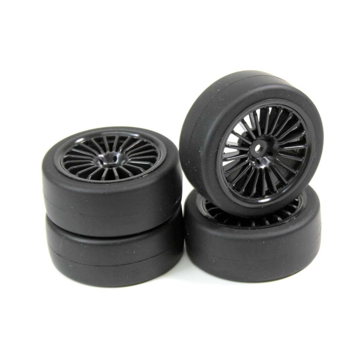 Yeah Racing WL-0145WH Plastic Front Rim Set – Offset 0+1+2+3, White, Mini-Z MA-020