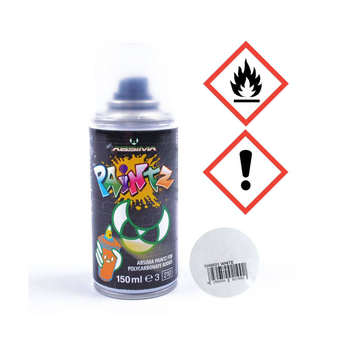 Absima Lexan Spray WHITE 150ml