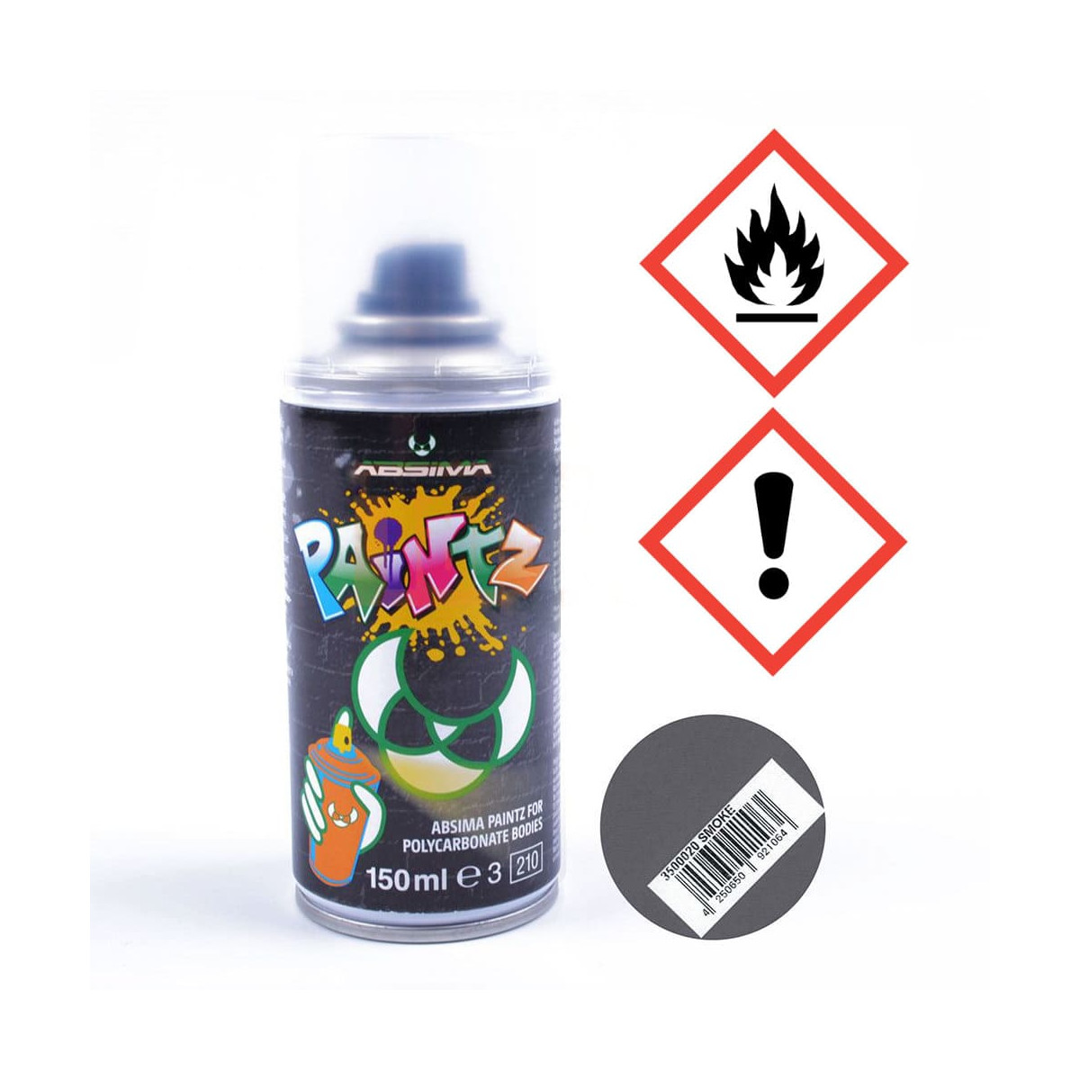 Absima Lexan Spray SMOKE 150ml