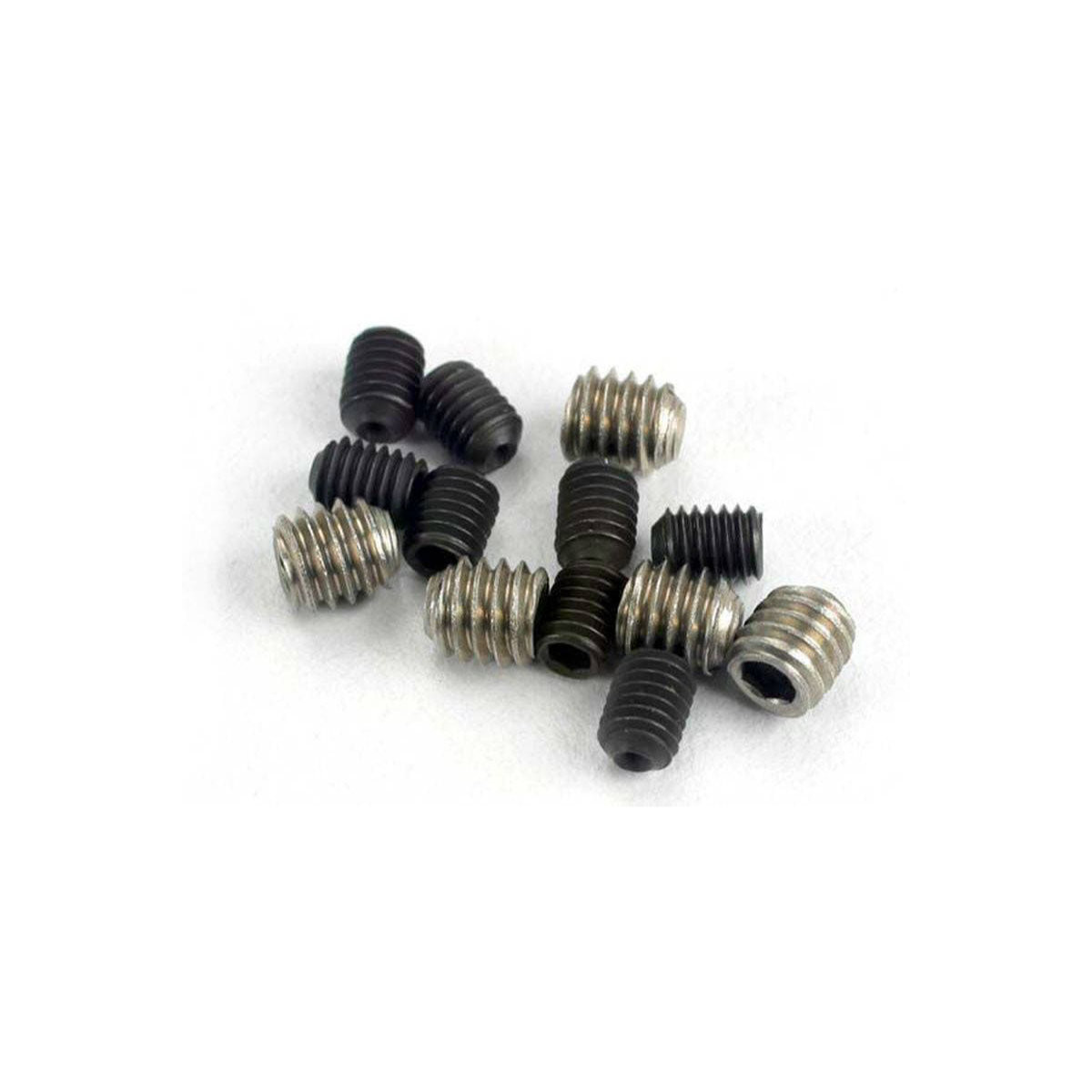 Traxxas 1548 Stahl Madenschraube 3x4mm (8) & 4x4mm (4)