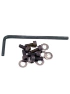 Traxxas 1552 Backplate screws (3x8mm cap-head machine) (6)/washers (6)/ wrench