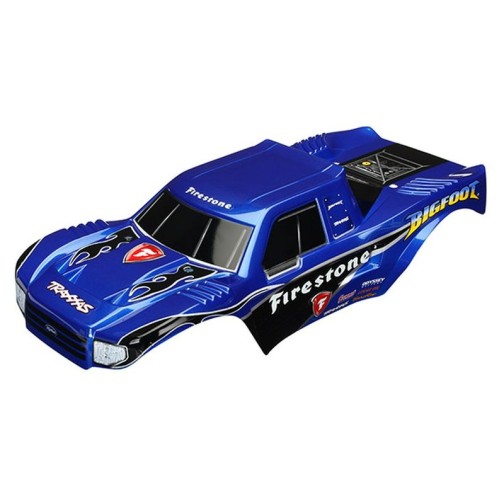 Traxxas 3658 Body, Bigfoot Firestone, Officially Licensed replica (painted, decals applied)