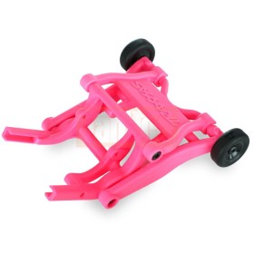 Traxxas 3678P Wheelie bar, assembled (pink) (fits Slash,...