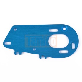 Tamiya 13450779 Alu Motorhalteplatte blau f&uuml;r TA07