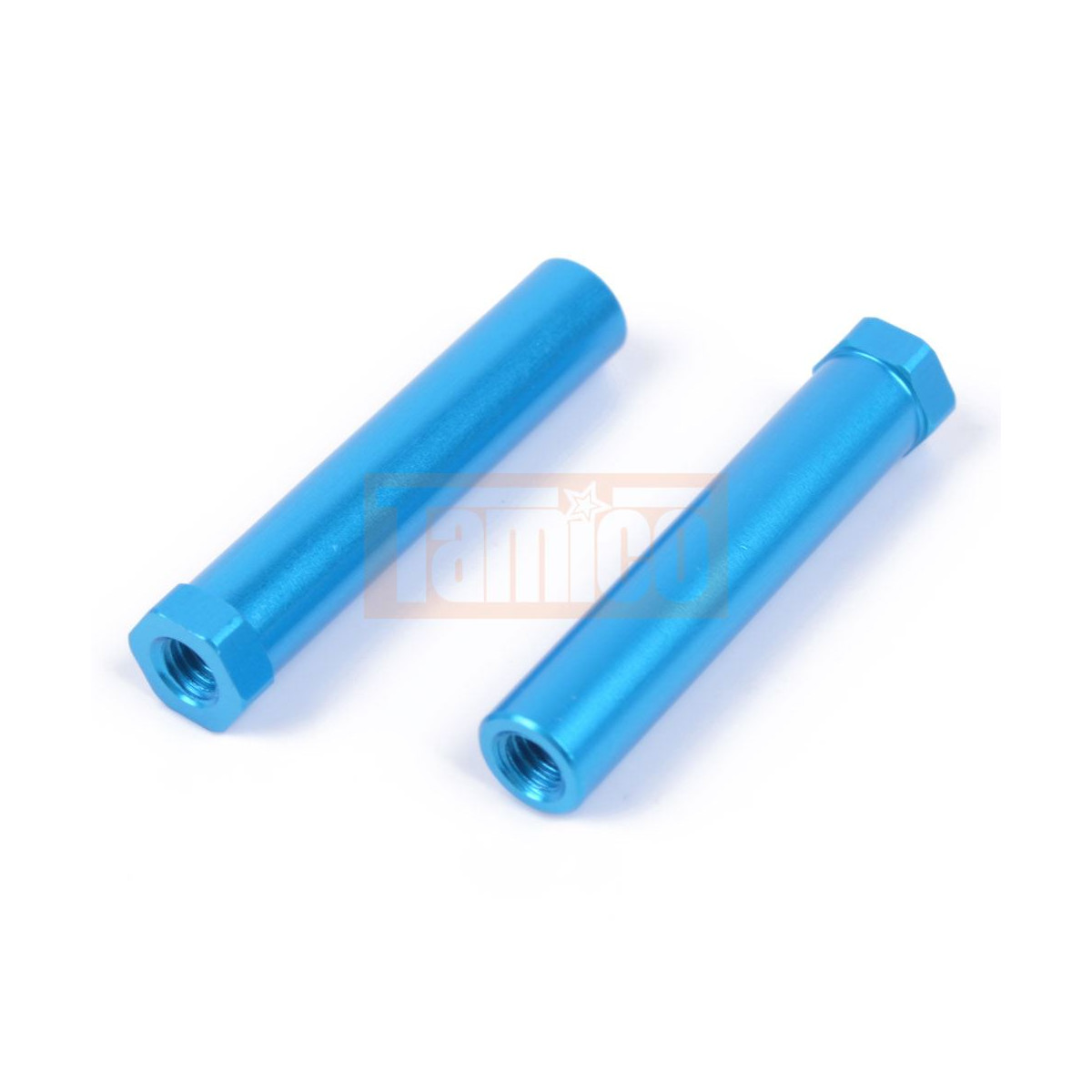 Tamiya Alu Steering Post blue (2) for TA-07