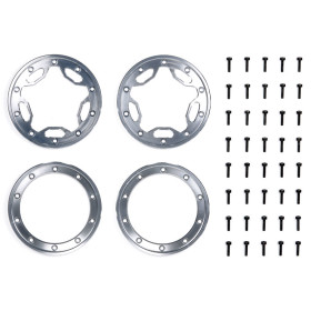 Tamiya Alu Beadlock-Ringe (2 Stk.) für Felgen CR-01 #54110