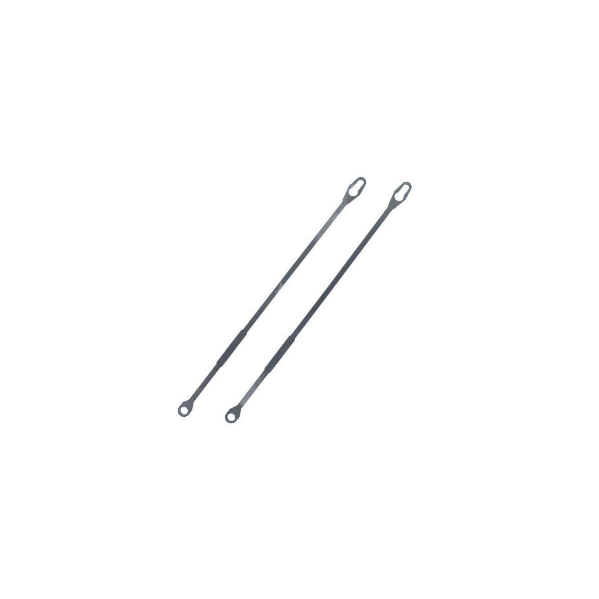 Carson 500907374 Stahl Haltestange Rampe (2) Goldhofer 1:14