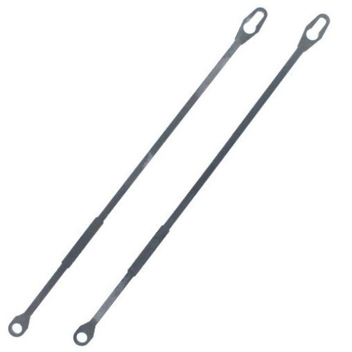 Carson 500907374 Stahl Haltestange Rampe (2) Goldhofer 1:14