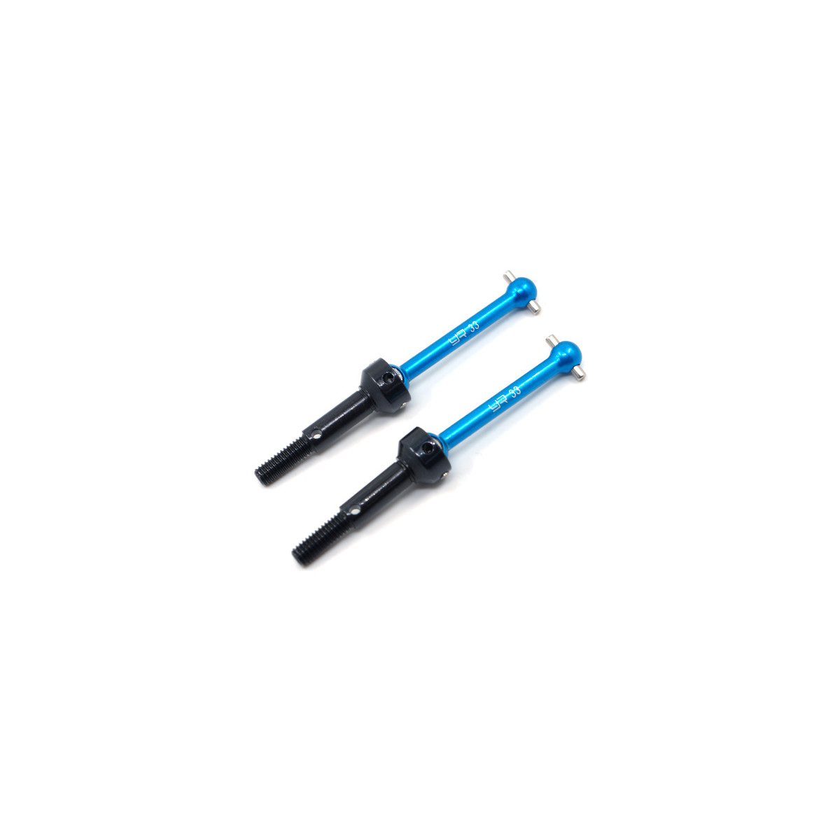 Yeah Racing Alu Antriebswellen 33mm blau (2)  für...