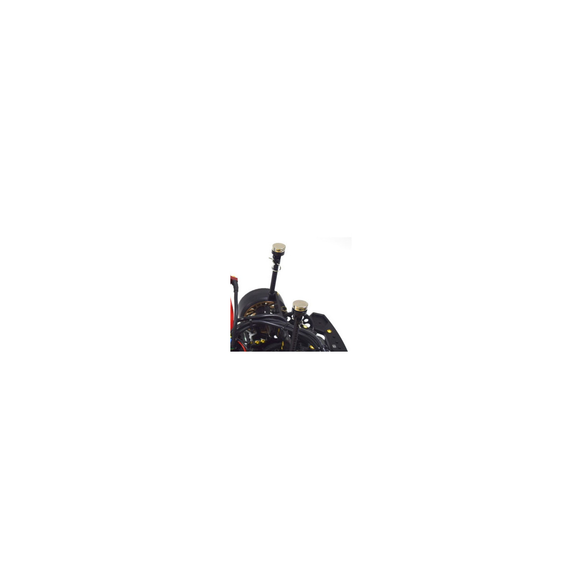 Absima Magnetic body mount system, black (single post)