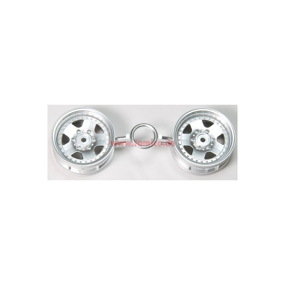 Tamiya 10445516 Felgen Pajero / Ford F-150 Matt-chrom...
