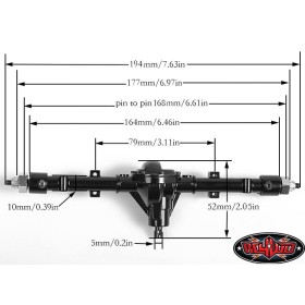 RC4WD K44 Ultimate Scale Cast Rear Axle