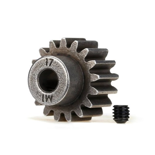 Gear, 17-T pinion (1.0 metric pitch) (fits 5mm shaft)/ set screw