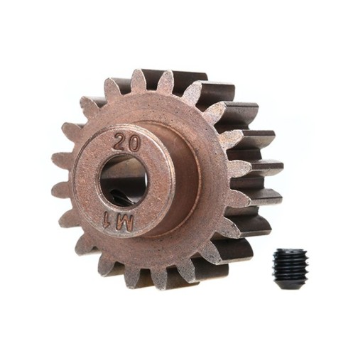 Gear, 20-T pinion (1.0 metric pitch) (fits 5mm shaft)/ set screw