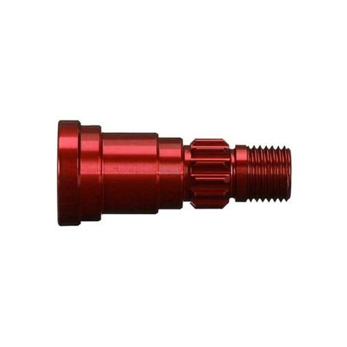 Traxxas 7768R Stub axle, aluminum (red-anodized) (1) (for use only with #7750X driveshaft)