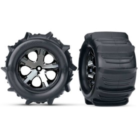 Traxxas 3689 Tires & wheels, assembled, glued (2.8)...