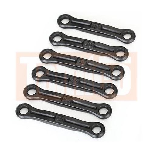 Traxxas 8341 Camber link/toe link set (plastic/ non-adjustable) (front & rear)