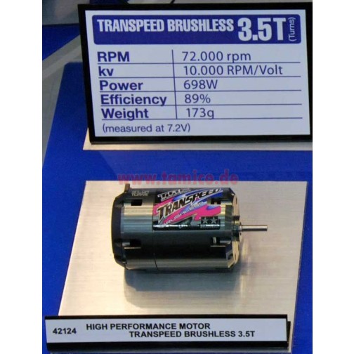 Tamiya Transpeed Brushless 3.5T Motor #42124